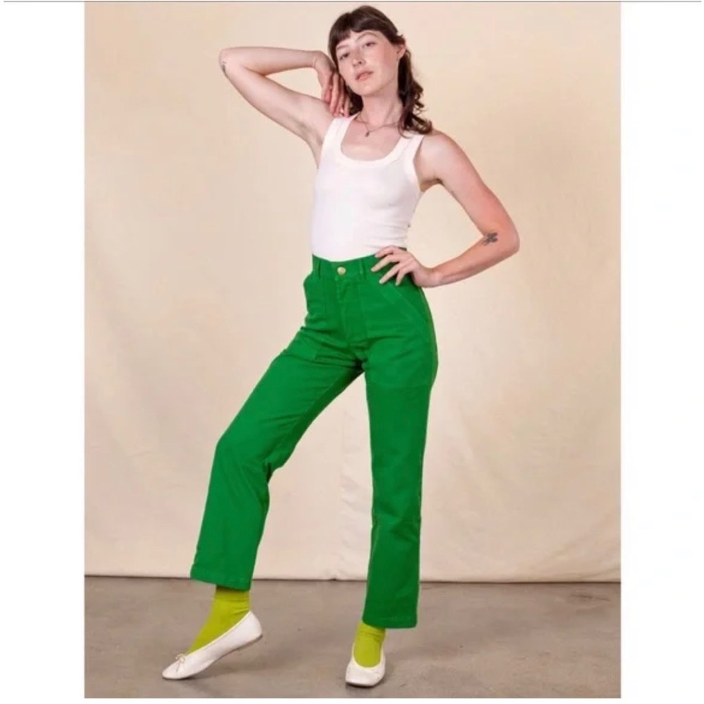 Big bud press pencil pants green sz 4x